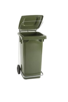 Bidone Con Coperchio 80 lt Verde Max - Giganplast