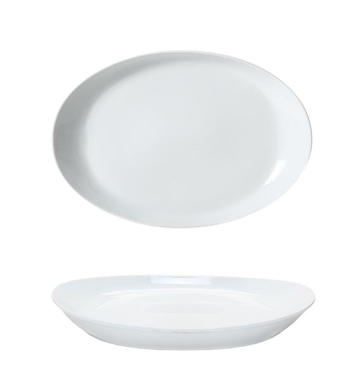 Piatto Ovale Coupe 34 cm Forma 02 - Royal Porcelain
