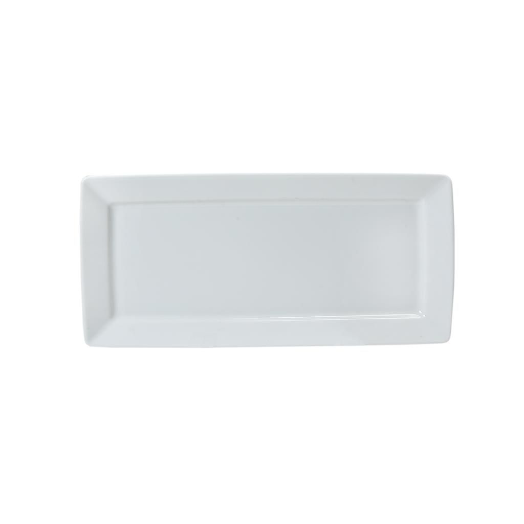 Rectangular Plate 37 x 18 cm Shape 41 Quadra - Royal Porcelain
