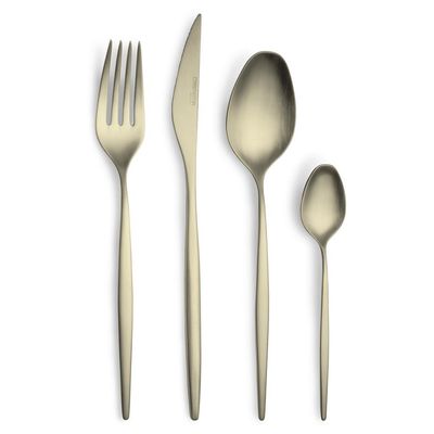Cucchiaio Tavola White Gold Satinato Rabat - Cristema
