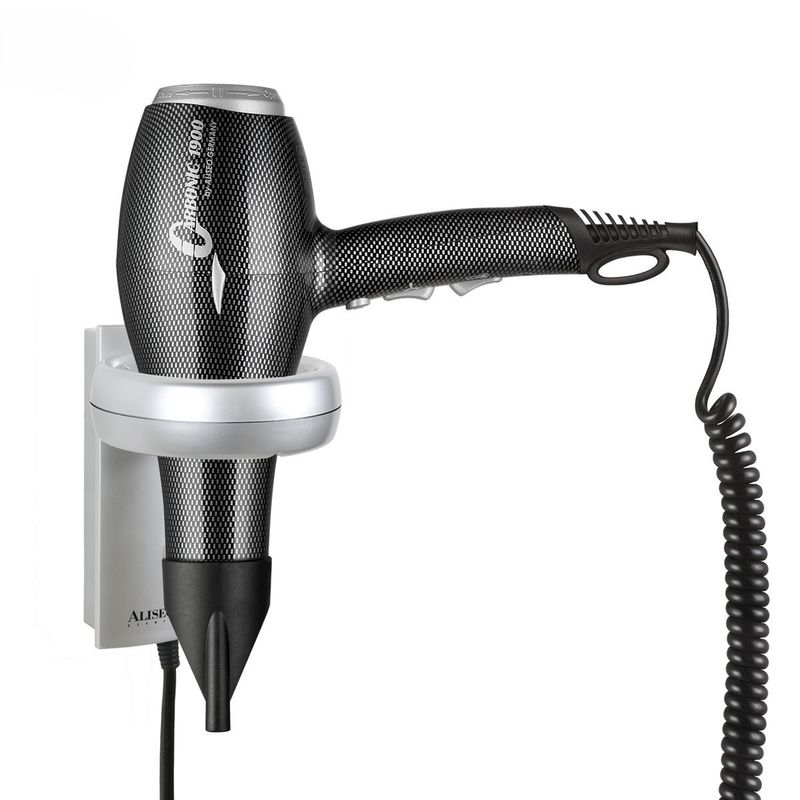 Aliseo - Asciugacapelli Carbonic con supporto a parete 1900W