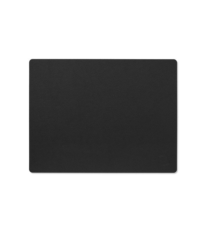 Lind DNA - Tovaglietta Serene Square black 26,5x34,5 cm