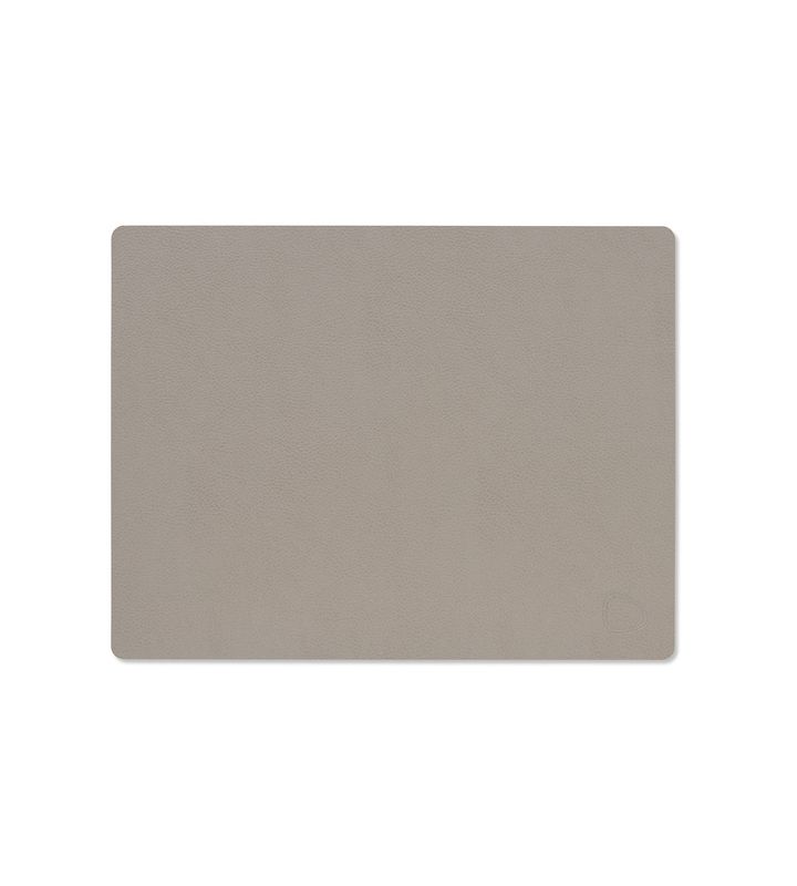 Lind DNA - Tovaglietta Serene Square ash grey 26,5x34,5 cm