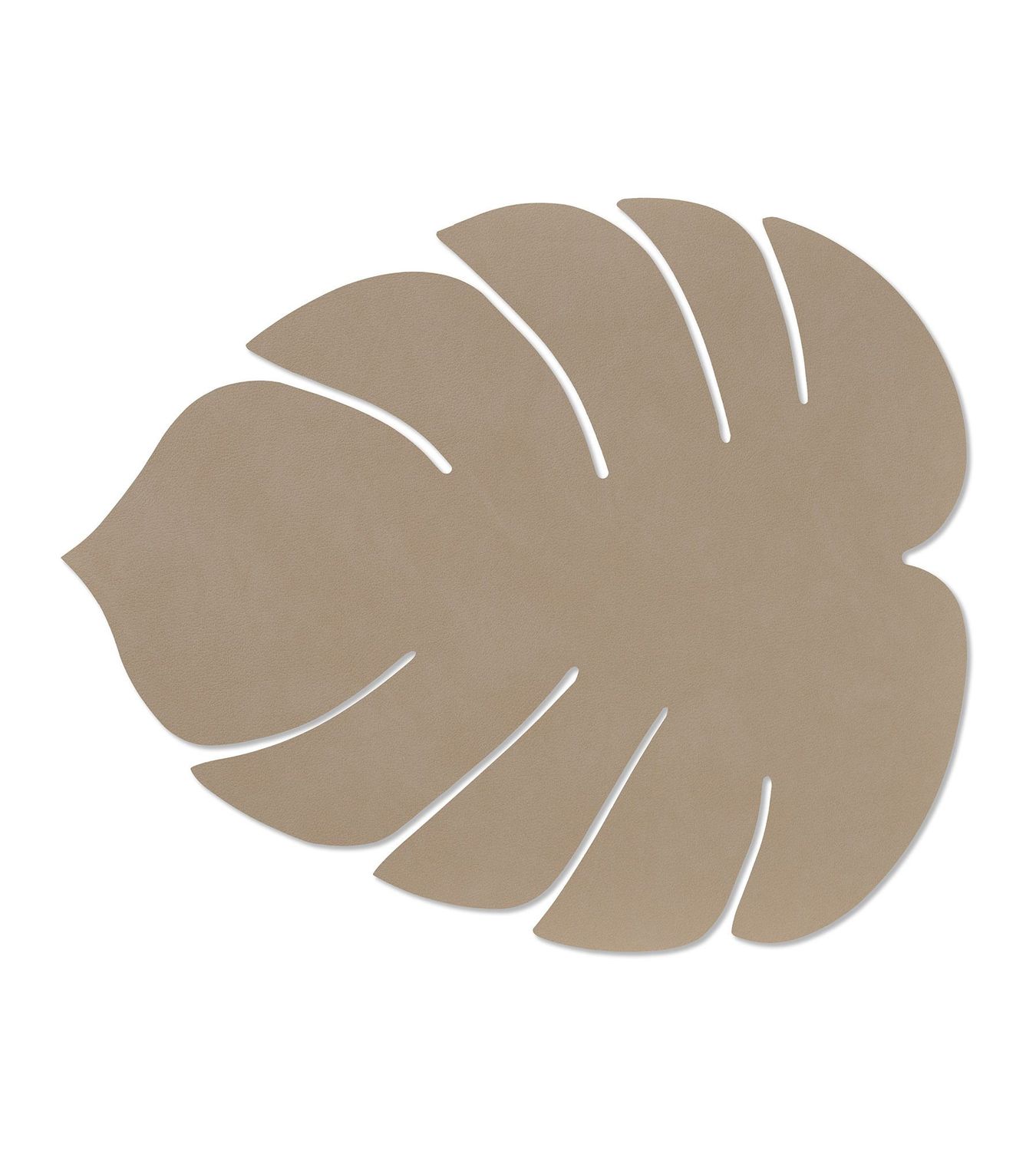 Lind DNA - Tovaglietta Monstera Leaf Nupo clay brown 35x42 cm