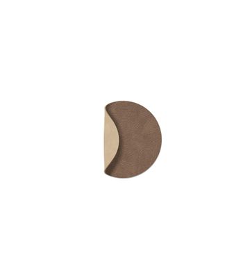 Lind DNA - Tischset Double Circle Cloud brown/Nupo sand 10 cm