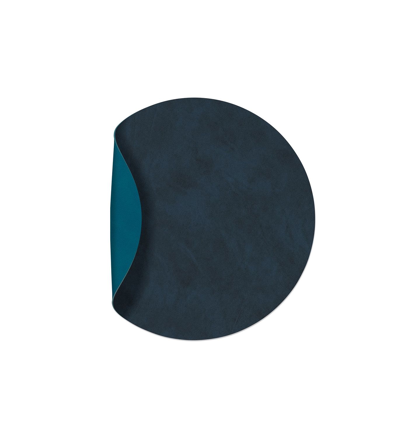Lind DNA - Tovaglietta Double Circle Nupo midnight blue/Nupo petrol 30 cm
