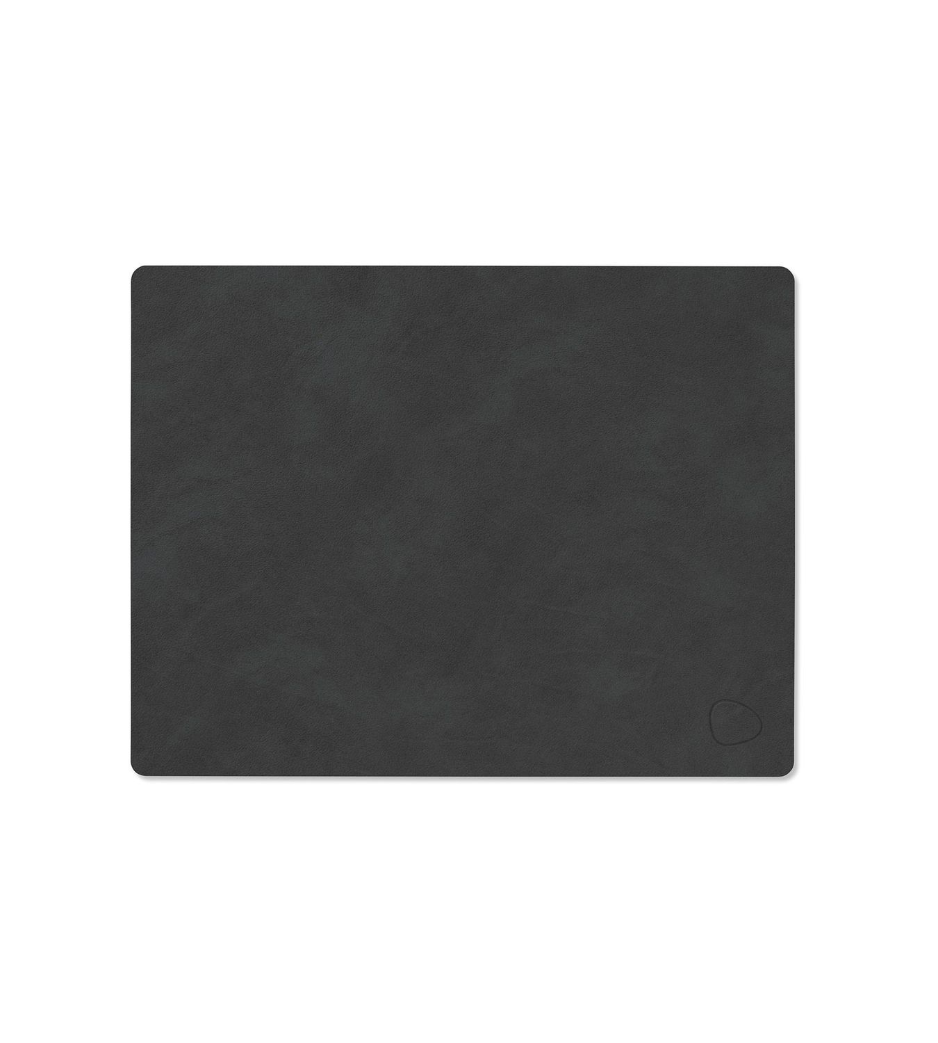 Lind DNA - Tovaglietta Nupo Square black 26,5x34,5 cm