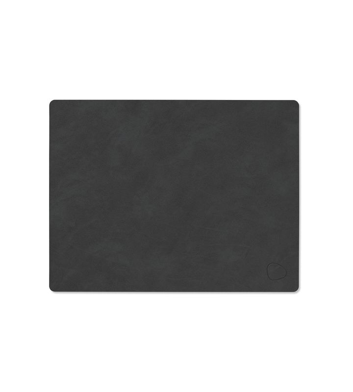 Lind DNA - Tovaglietta Nupo Square black 26,5x34,5 cm