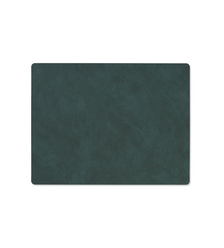 Lind DNA - Tovaglietta Nupo Square dark green 26,5x34,5 cm