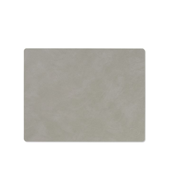 Lind DNA - Tovaglietta Nupo Square light grey 26,5x34,5 cm