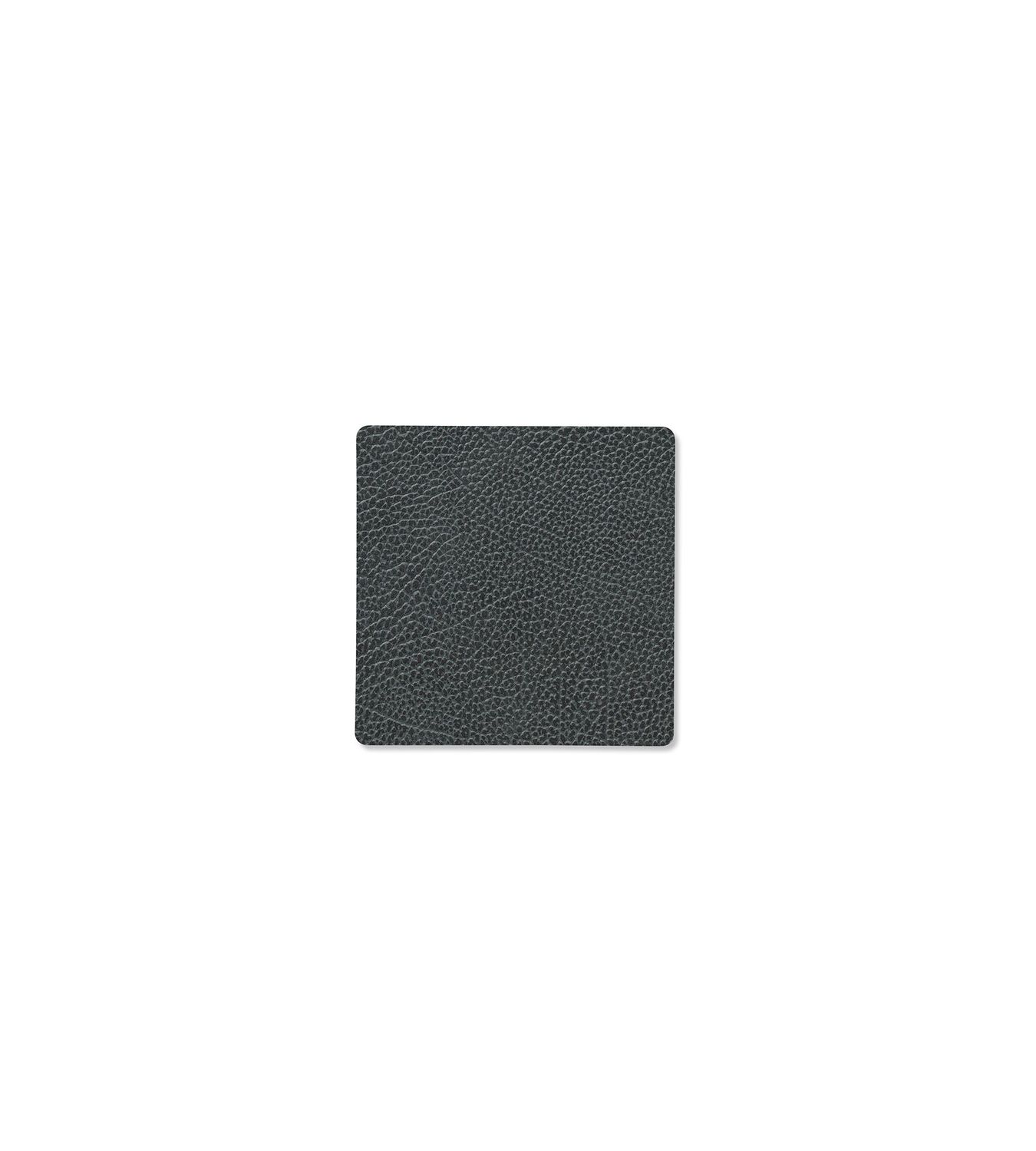 Lind DNA - Untersetzer Hippo Square black anthracite 10x10 cm