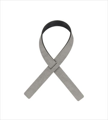 Lind DNA - Portatovagliolo Loop Hippo anthracite grey 1x30 cm