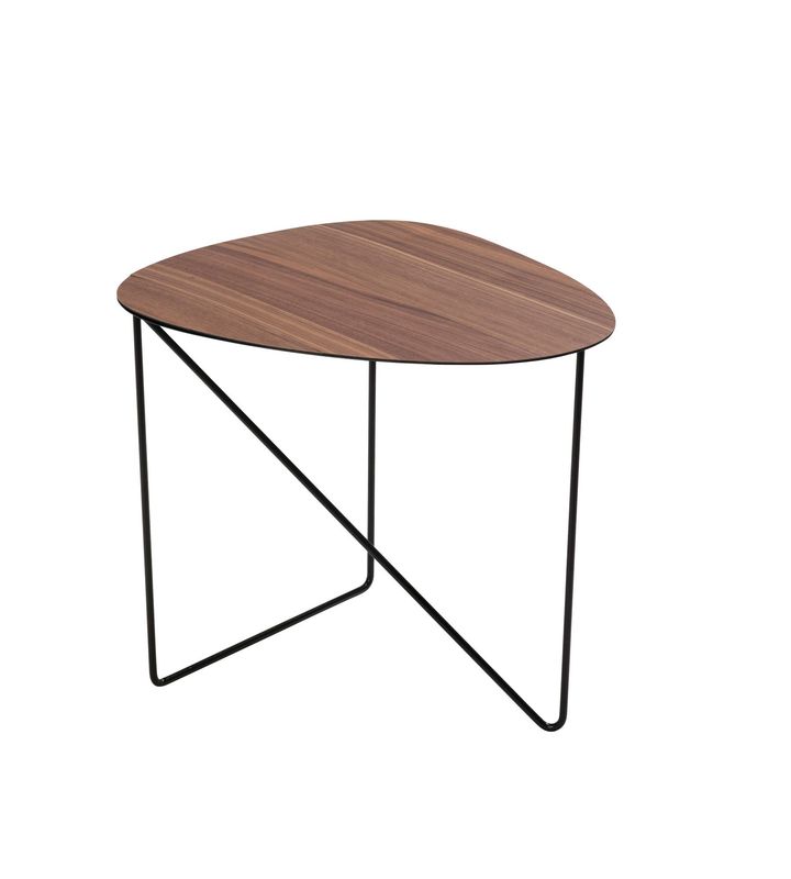 Lind DNA - Tavolino Walnut/Steel black 44x50x45 cm