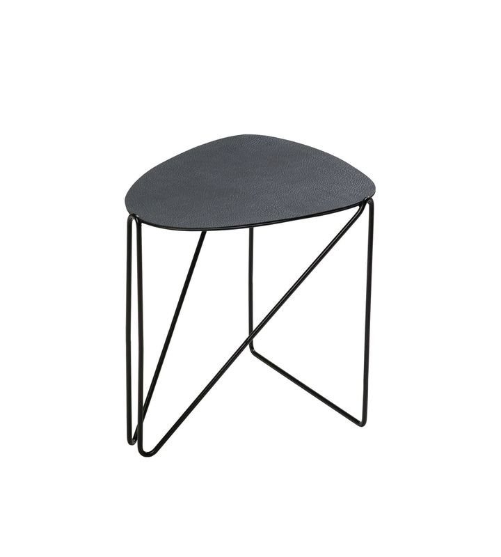 Lind DNA - Tavolino Hippo black-anthracite/Steel black 37x44x41 cm