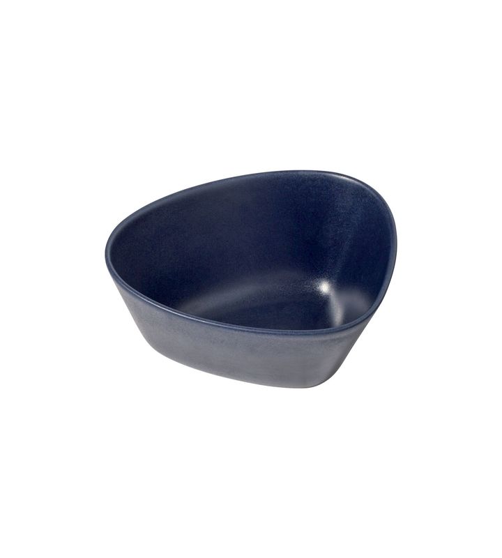 Lind DNA - Bowl M Curve Stoneware navy blue 20x22x10 cm