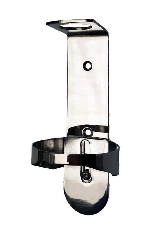 Botanica pump dispenser holder silver Tirolix for horeca