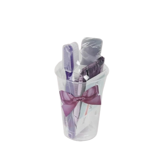 Tirolix - Set per l&#39;igiene con bicchiere Violette Arome