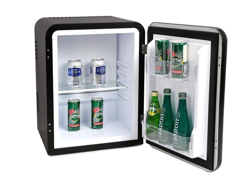 Tirolix - Minibar con porta 30 l Nero