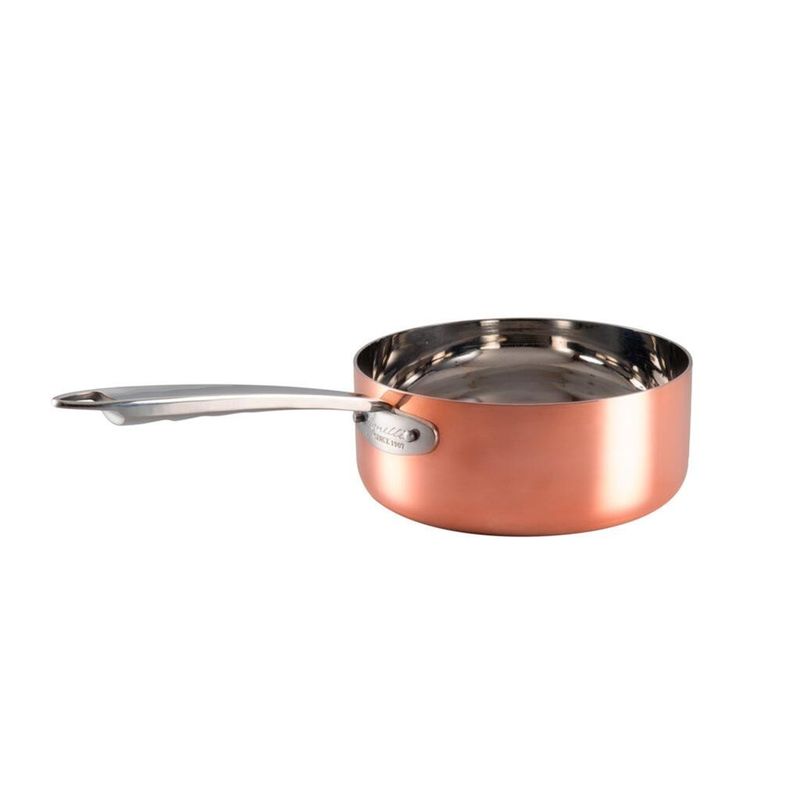 Agnelli - Casseruola Alta 1 Manico 12 cm Copper 4 Induzione