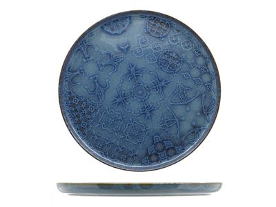 Mesa Ceramics - Piatto piano bordo alto 17,5 cm Azulejo