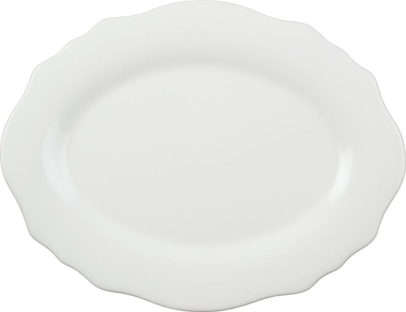 Geminiano Cozzi - Piatto ovale 36 x 27,5 cm Burano