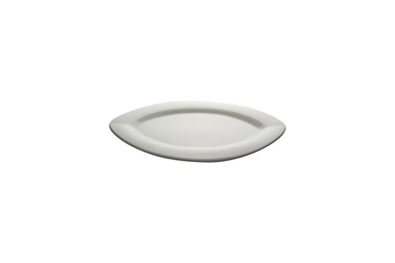 Geminiano Cozzi - Piatto ovale piano 25 x 14 cm Milano