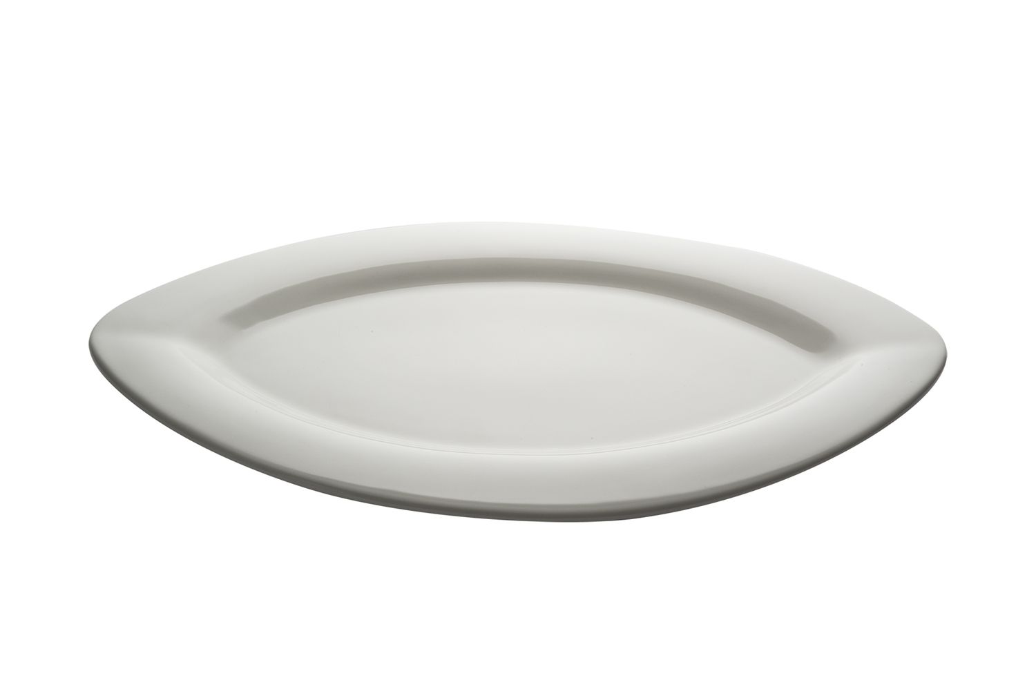 Geminiano Cozzi - Piatto ovale piano 40 x 29 cm Milano