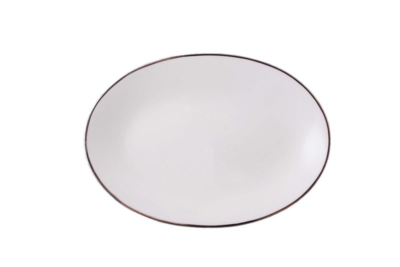 Geminiano Cozzi - Piatto ovale 26 cm Ducale