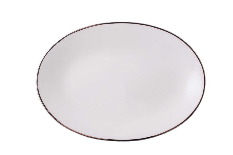 Geminiano Cozzi - Piatto ovale 37 x 26,5 cm Ducale