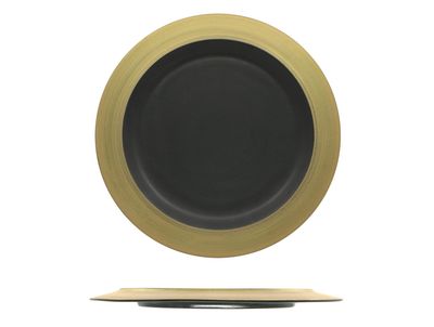 Ariane - Flache Platte 31 cm Kama Gold