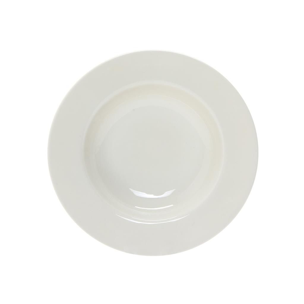 Piatto Fondo 23,5 cm Ritz New Bone Liscia - Luzerne