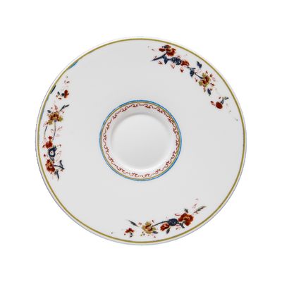 Geminiano Cozzi - Piattino per tazza caffè 12 cm Chinesi Fiori Finiti