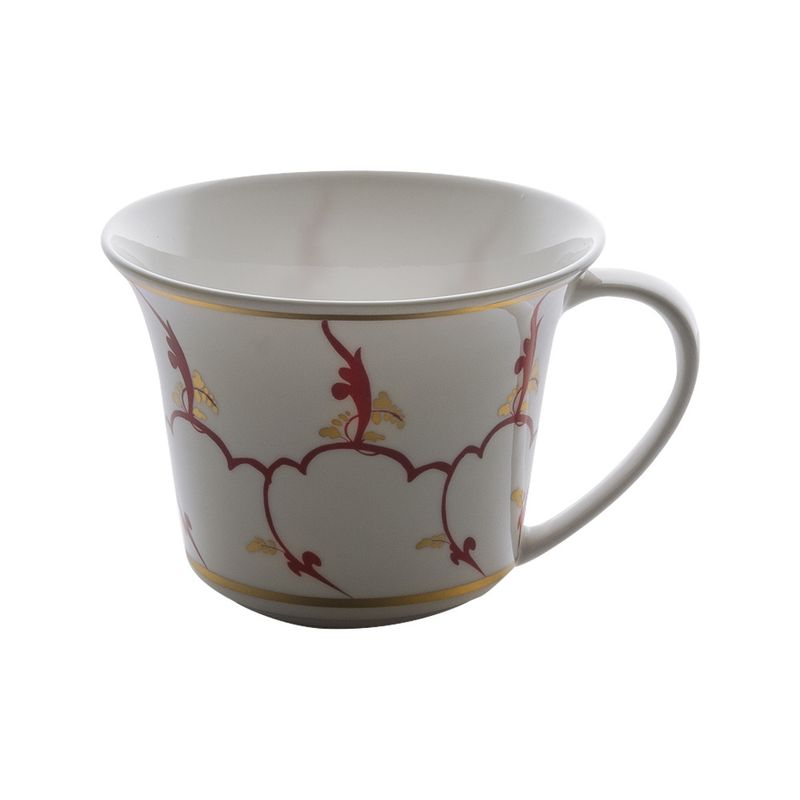 Geminiano Cozzi - Tazza tè/cappuccino 25 cl Feston e Cadena Rosso