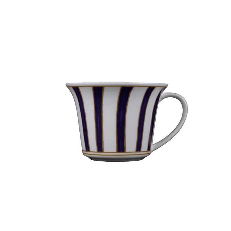 Geminiano Cozzi - Tazza tè/cappuccino 25 cl Striche Blu e Oro