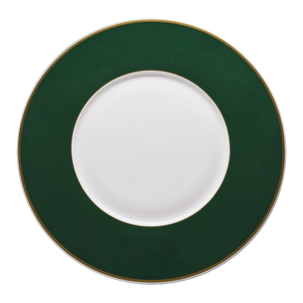Geminiano Cozzi - Segnaposto 33 cm Striche Verdi e Oro