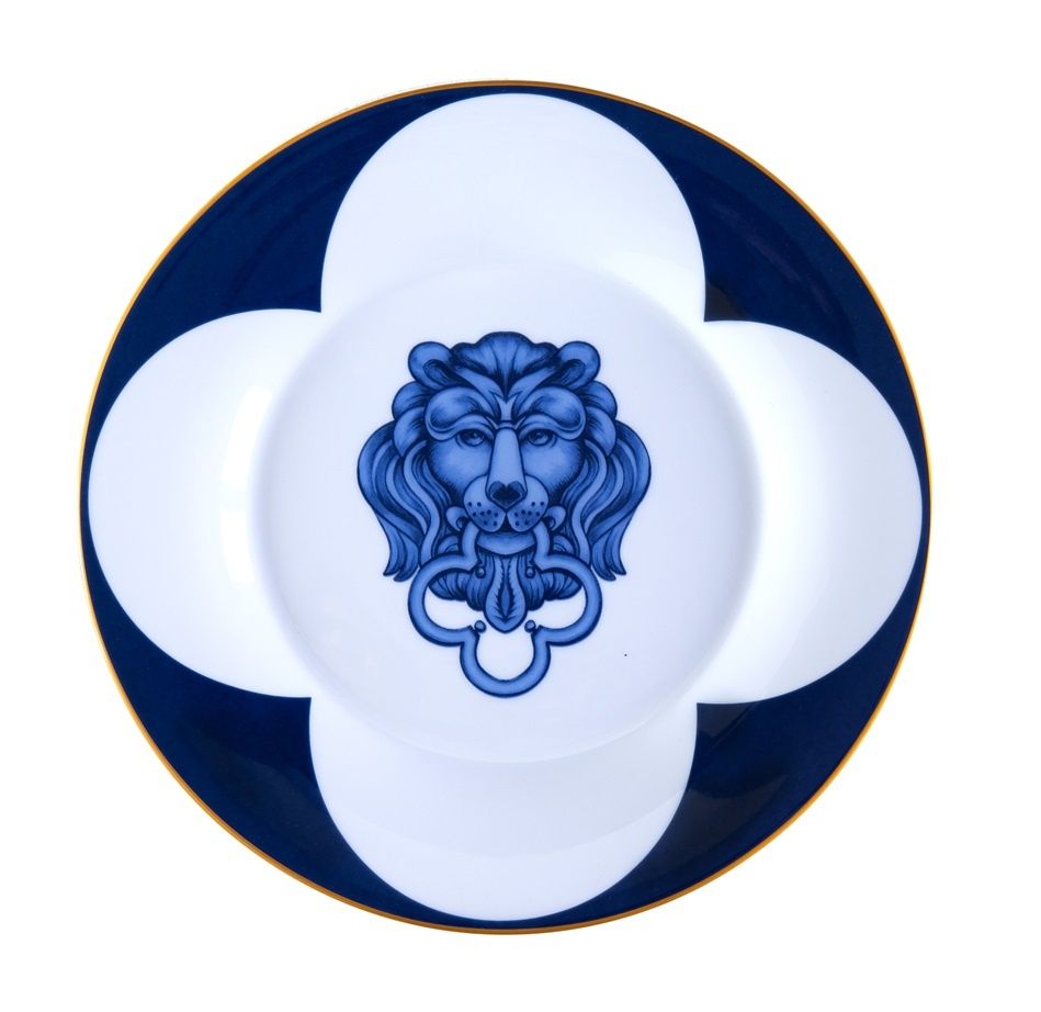 Geminiano Cozzi - Piatto dessert 22 cm El Leon Blu