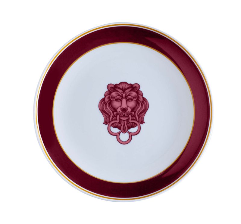Geminiano Cozzi - Piattino pane e burro 15 cm El Leon Rosa