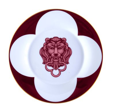 Geminiano Cozzi - Piatto dessert 22 cm El Leon Rosa