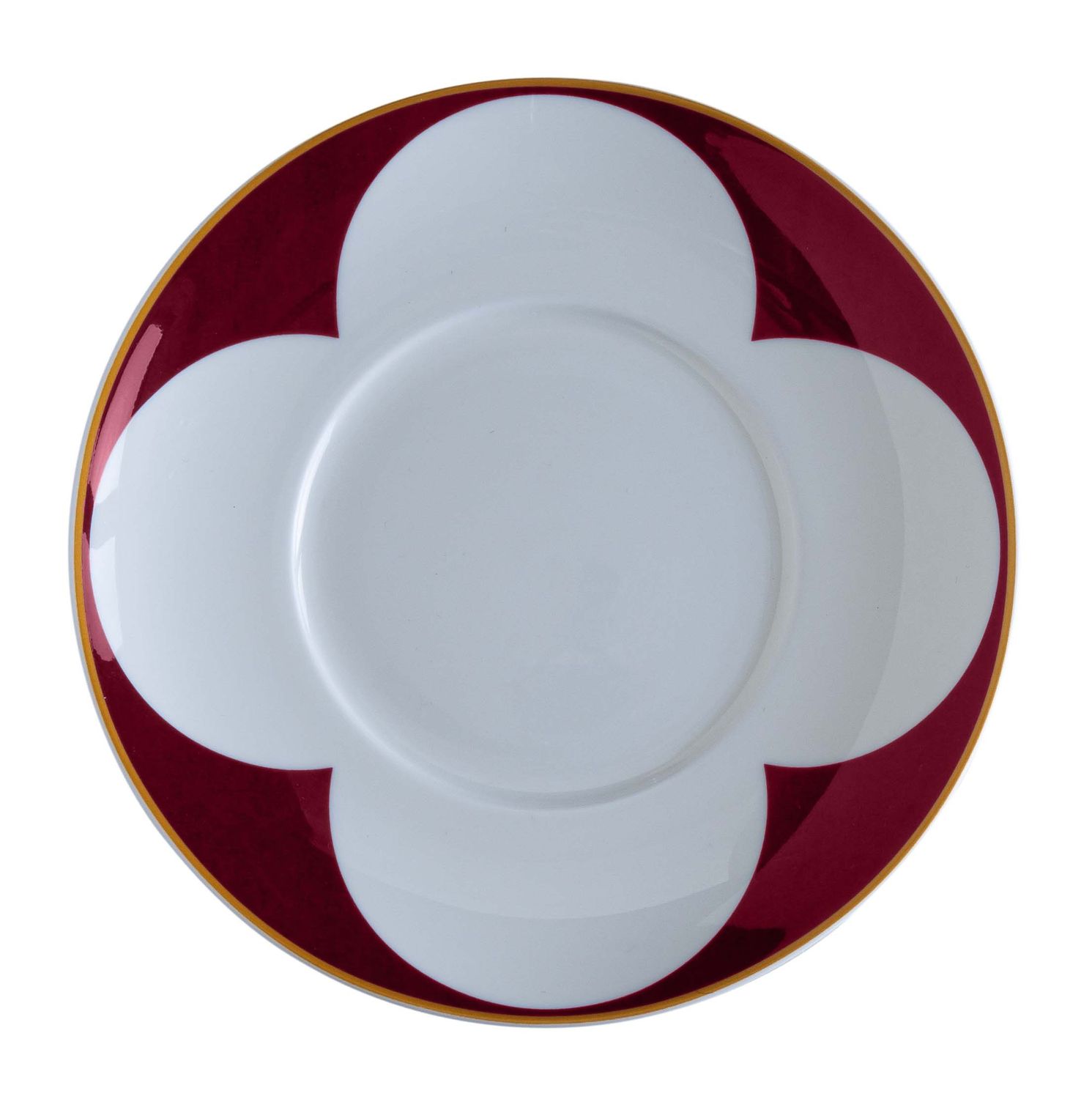Geminiano Cozzi - Saucer for Tea/Cappuccino Cup 16 cm El Leon Rosa