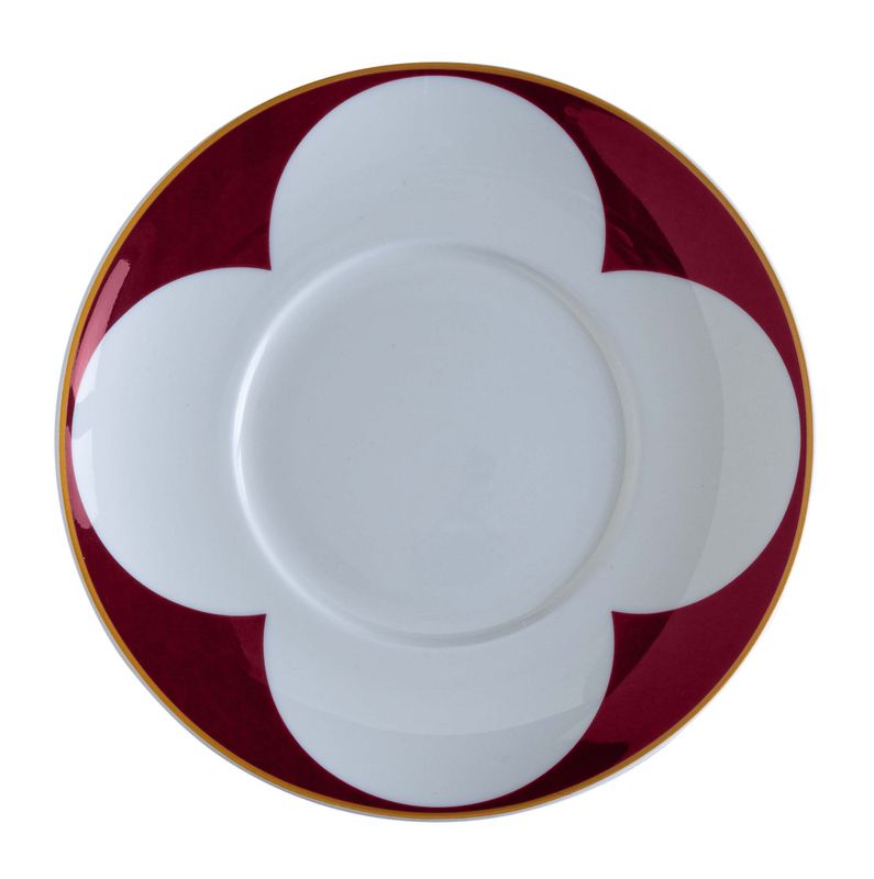 Geminiano Cozzi - Piattino per tazza thè/cappuccino 16 cm El Leon Rosa