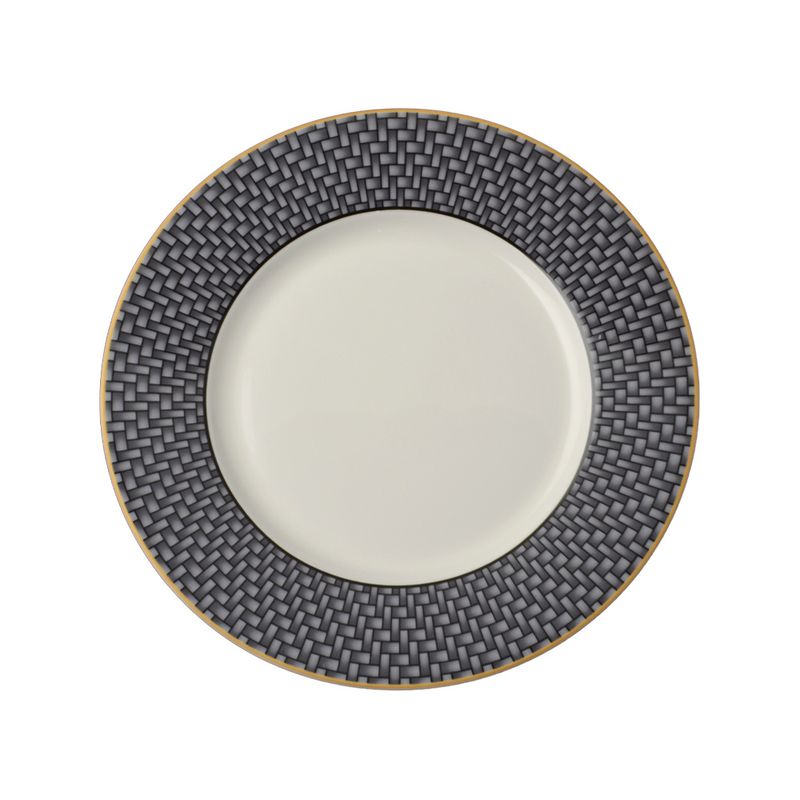 Geminiano Cozzi - Piattino pane/burro 17,5 cm Nero Intrecci