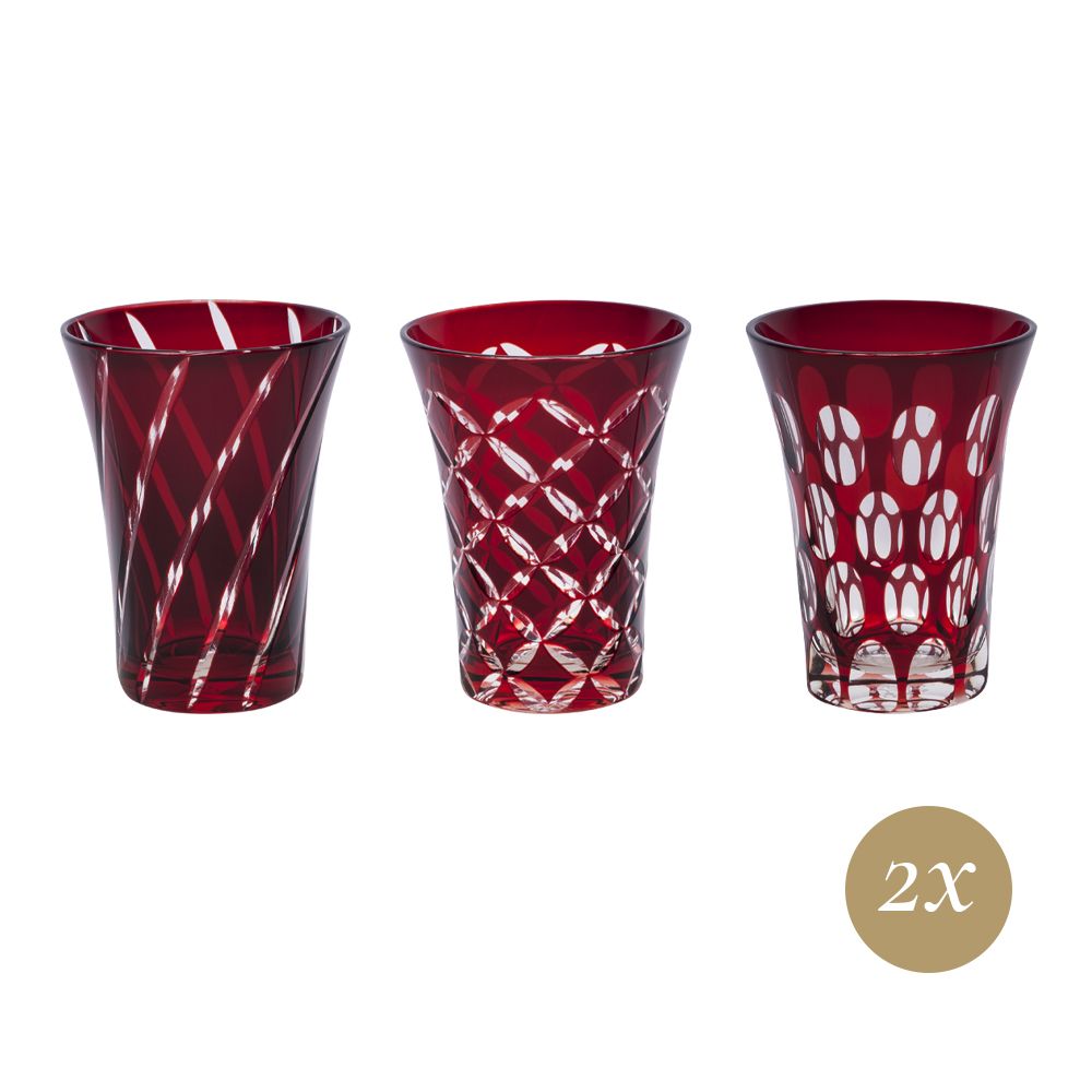 Geminiano Cozzi - Bicchiere alto 27 cl Rosso Twin One