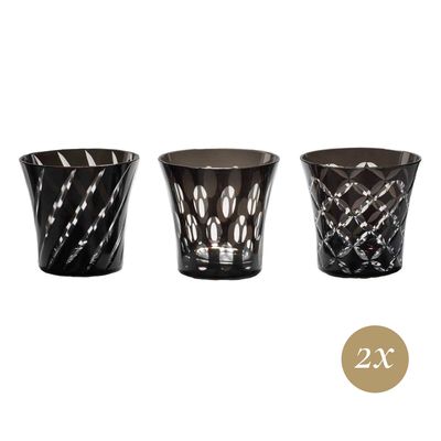 Geminiano Cozzi - Bicchiere 27 cl Nero Twin One
