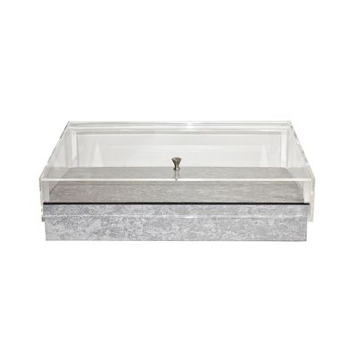 Yegam - Gekühlter Displayständer mit Fläche GN 1/1 Zement T-Collection