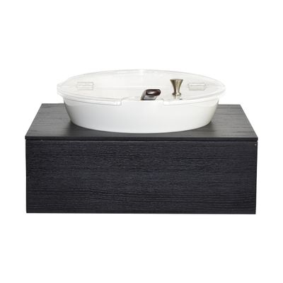 Yegam - Espositore refrigerato con cucchiaio nero GN 1/2 T-Collection
