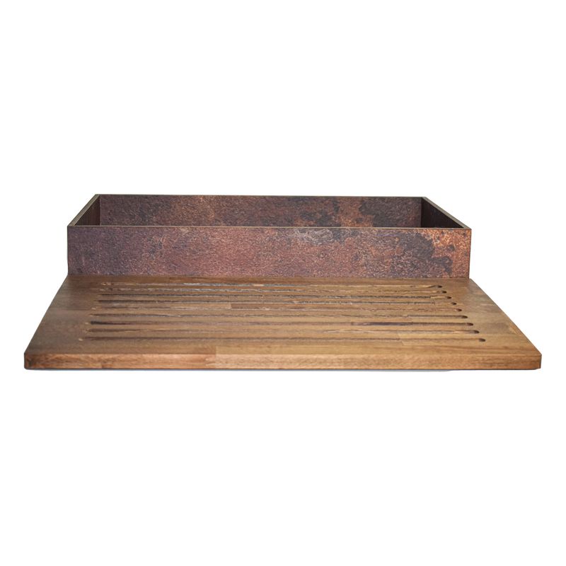 Yegam - Espositore pane ruggine con tagliere GN 1/1 T-Collection