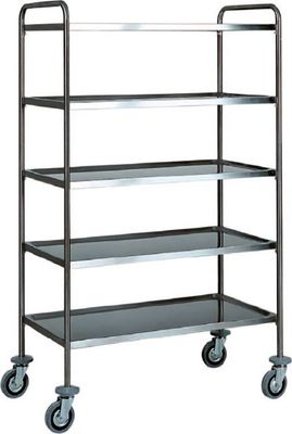 Forcar - Carrello di servizio 5 ripiani 90 x 60 cm