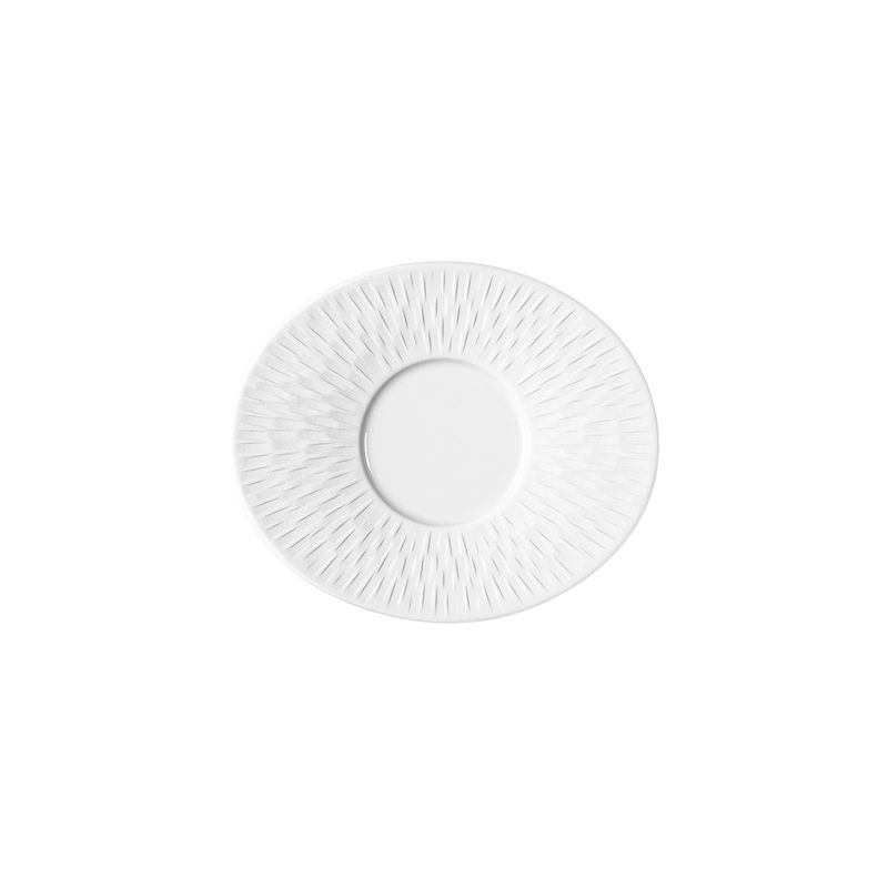Degrenne - Piattino per tazza tè 16,5 x 14 cm Boréal Satin