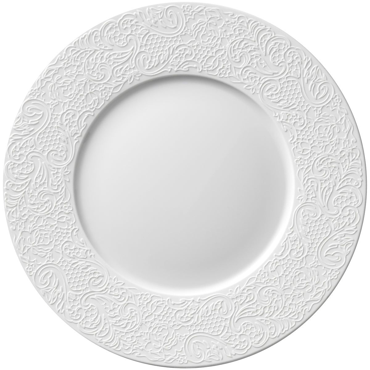 Degrenne - Piatto piano 32 cm Collection L Couture Bianco