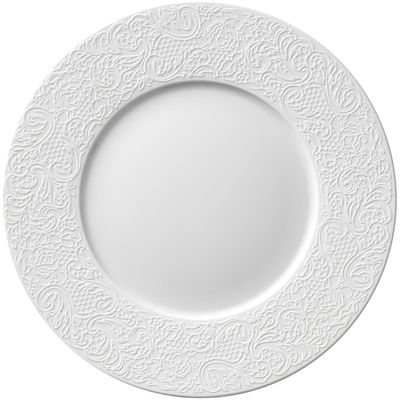 Degrenne - Piatto piano 32 cm Collection L Couture Bianco